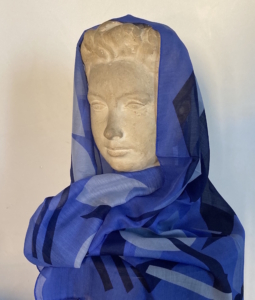 sciarpa blu